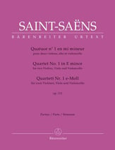 String Quartet #1 in E minor, Op. 112 Set of Parts cover